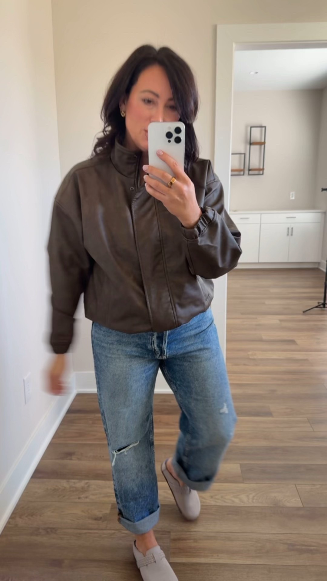 TARGET 🎯 TUESDAY 
• medium jacket 
• size 6 regular denim - true to size 


#LTKFindsUnder50 #LTKSaleAlert #LTKgrwm