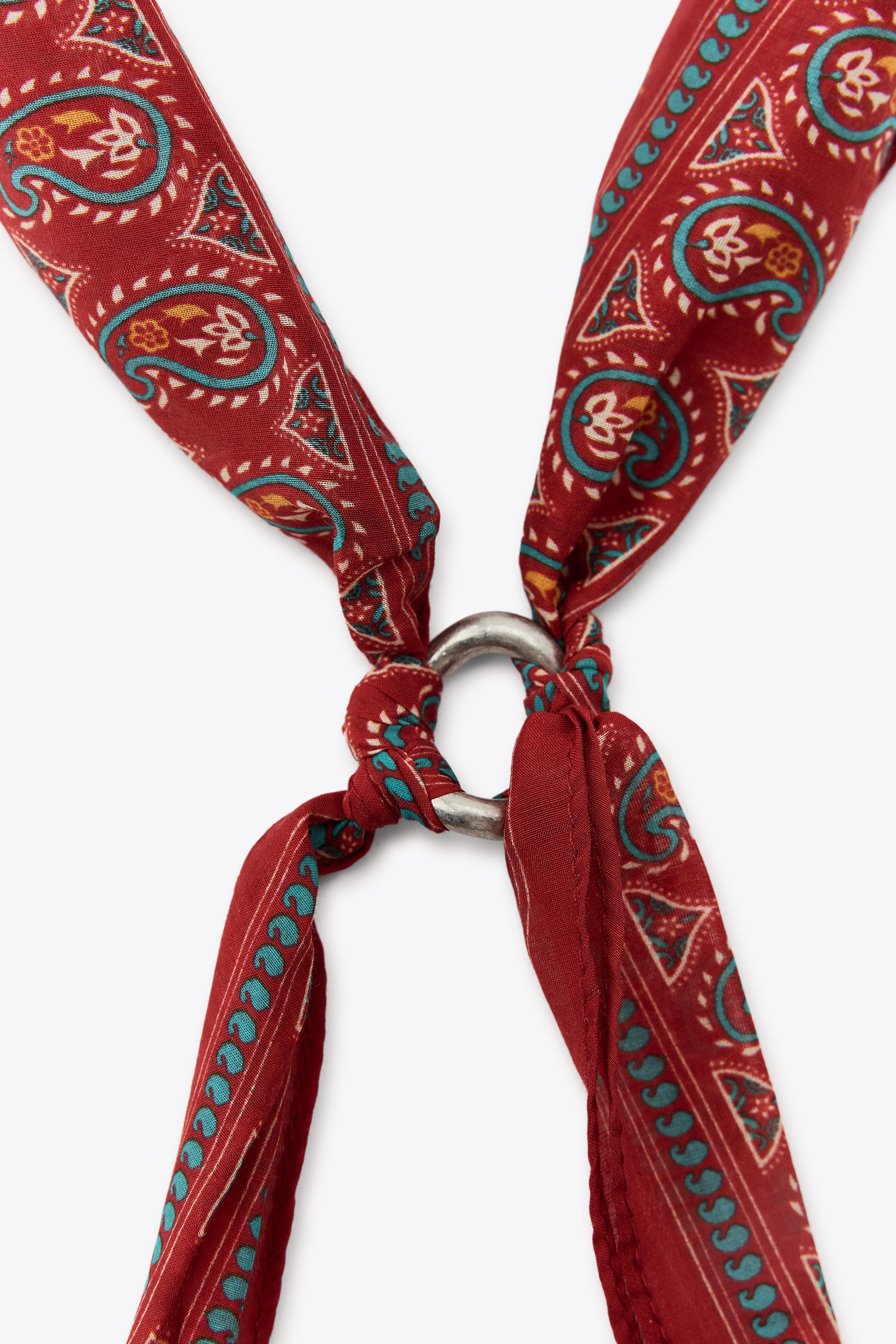 RING PRINTED BANDANA | Zara US