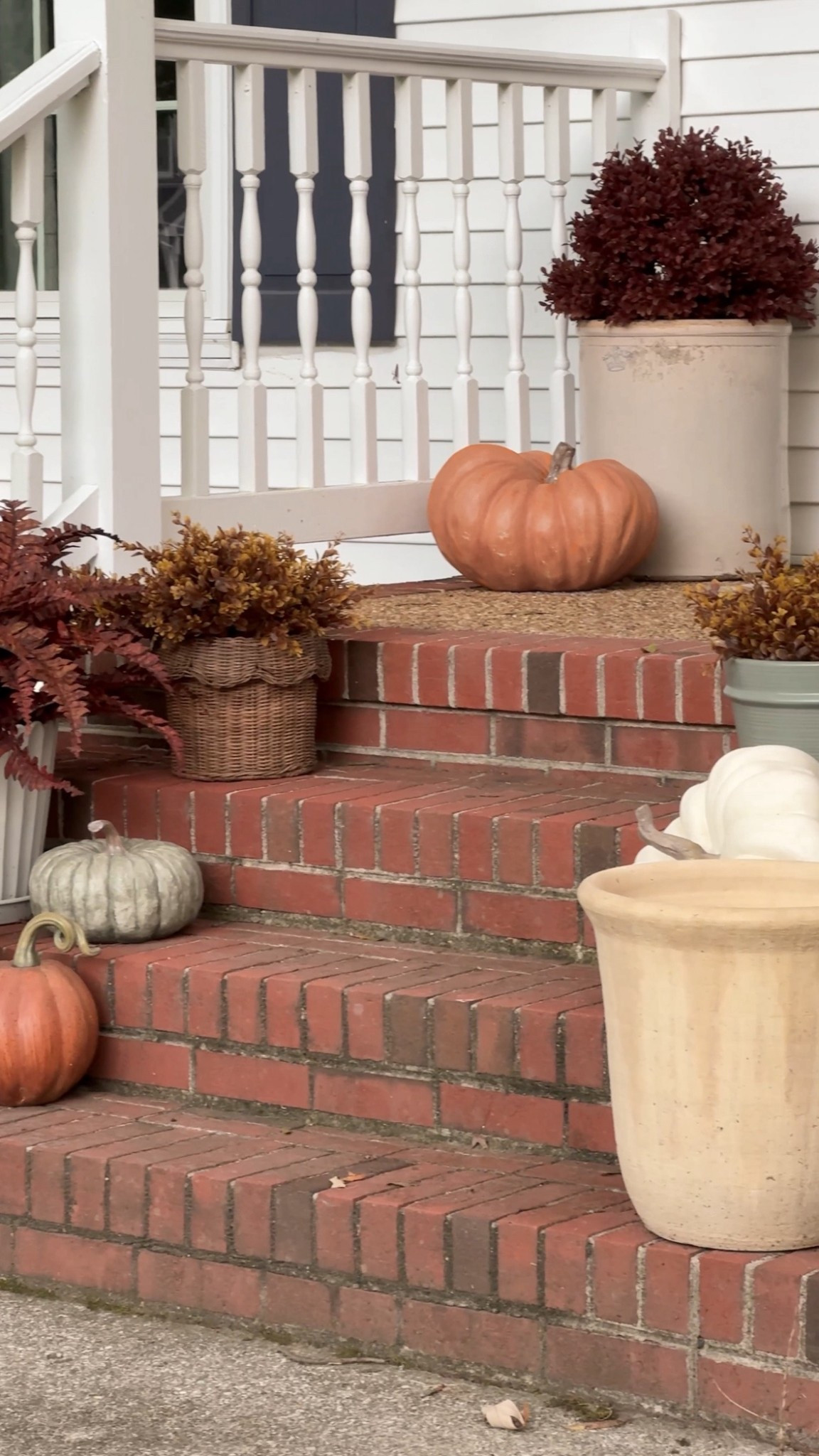 Faux florals and pumpkins for your fall stoop.

#LTKHome #LTKFindsUnder50 #LTKSeasonal