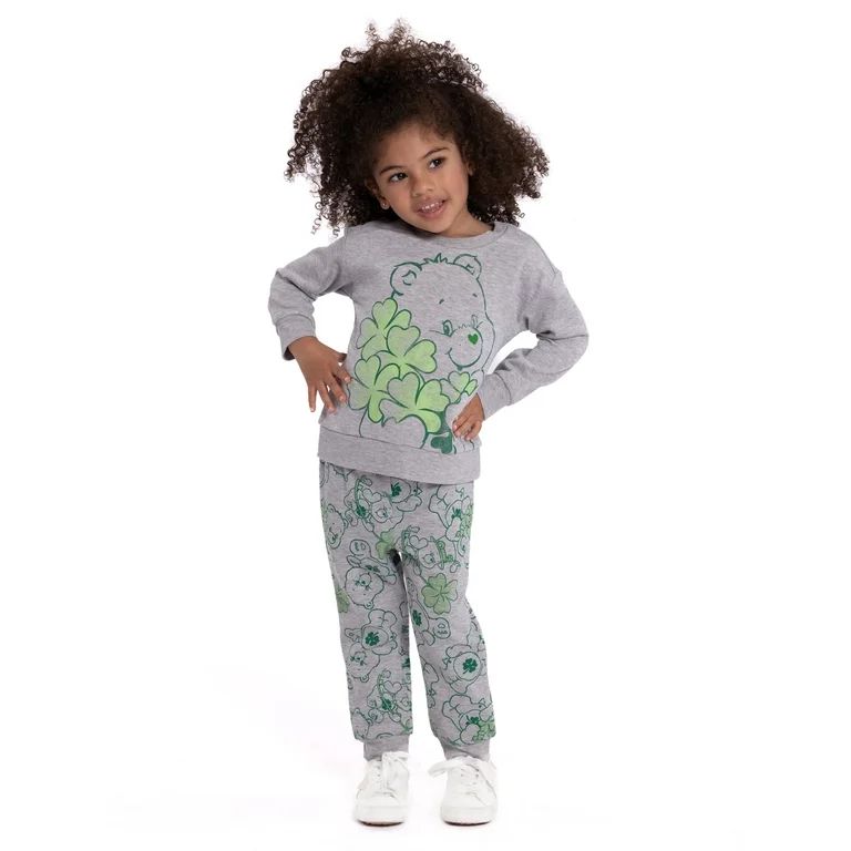 Care Bears Toddler Girls St. Patrick's Day Pullover and Joggers Set, 2-Piece | Walmart (US)