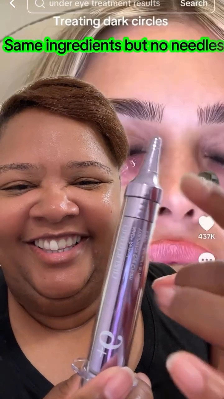 Get the Effects of Mesotherapy—With Just an Eye Cream!

Mesotherapy is all over TikTok right now for brightening dark circles and smoothing fine lines in just 3 days!

But getting tiny injections all over your face? Painful, and way- too- much- downtime. BUT guess what? I found a K-skincare product with the same ingredients-no needles needed!

#numbuzin #no9eyetreatment #eyecream #darkcircles 

#LTKBeauty #LTKOver40 #LTKFindsUnder50