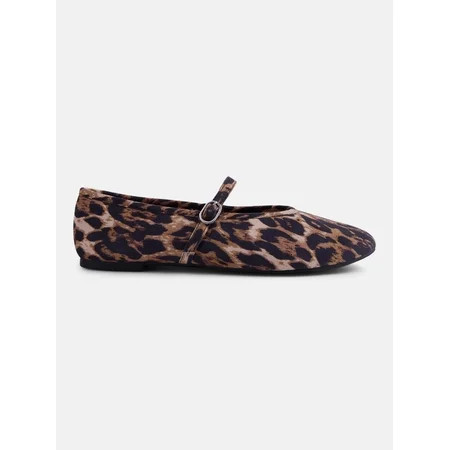 No Boundaries Women s Crinkle Mary Jane Flats | Walmart (US)