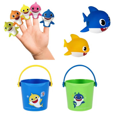 Pinkfong Baby Shark Bath Toy Play Set - 9pc | Target