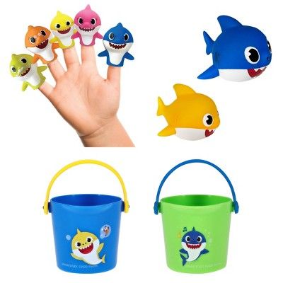 Pinkfong Baby Shark Bath Toy Play Set - 9pc | Target