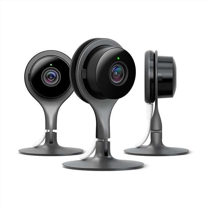 Google Nest Cam Indoor 3 Pack - Wired Indoor Camera for Home Security - Control with Your Phone a... | Amazon (US)