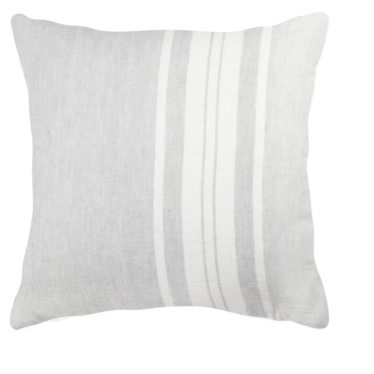 Light Grey Bold Stripes Down Alternative So Soft Linen Pillow | Target