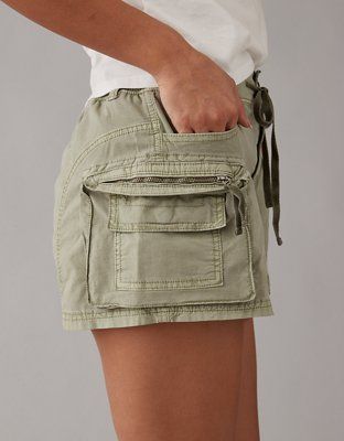 AE Snappy Stretch High-Waisted Cargo Mini Skort | American Eagle Outfitters (US & CA)