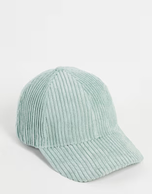 ASOS DESIGN baseball cap in sage cord | ASOS (Global)