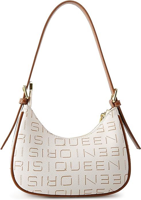 Queenoris Small Shoulder Bag for Women,Retro Mini cute Designer Purses | Amazon (US)