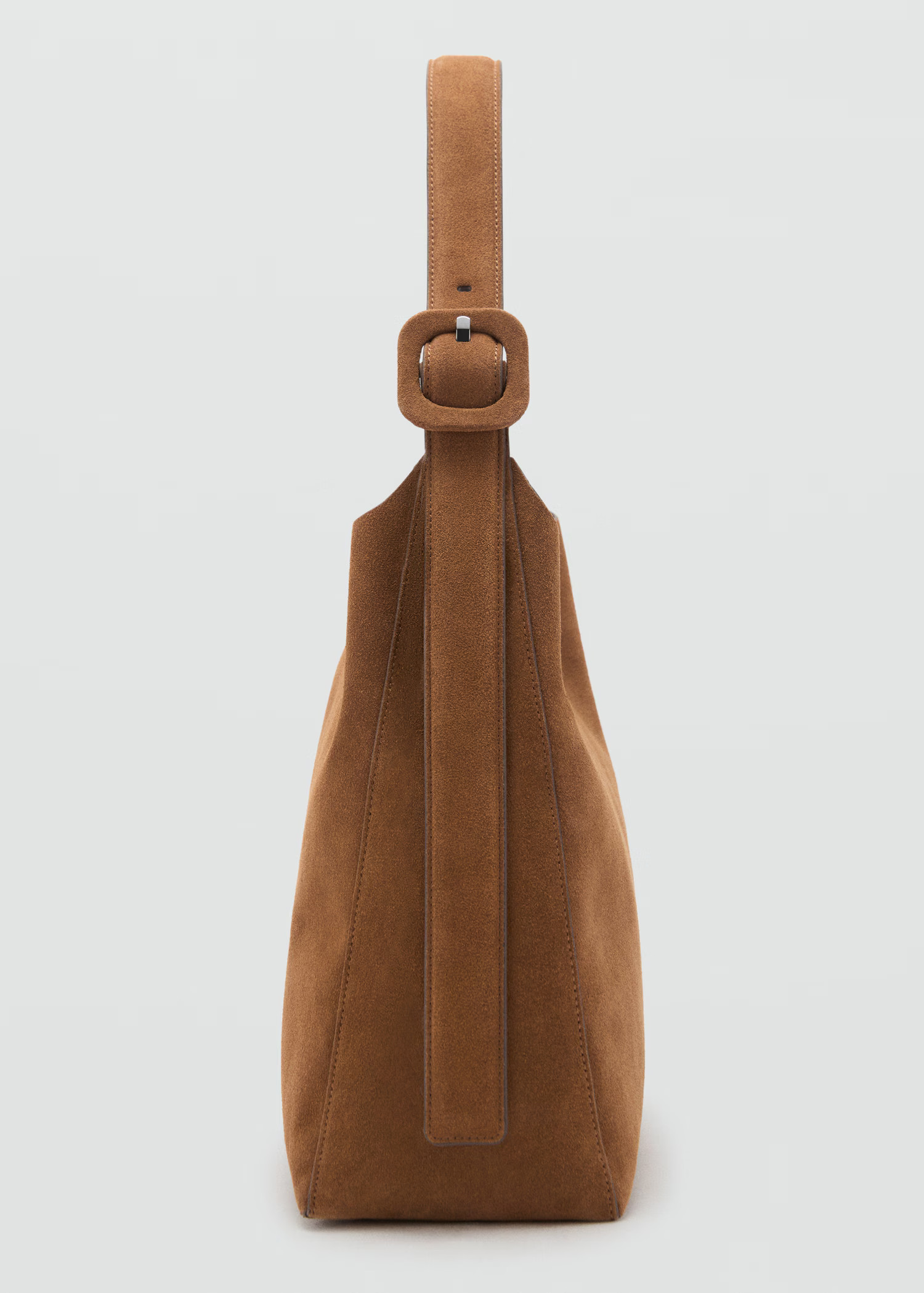 Large suede leather shopper bag - Women | MANGO USA | Mango (US/MX/AU)