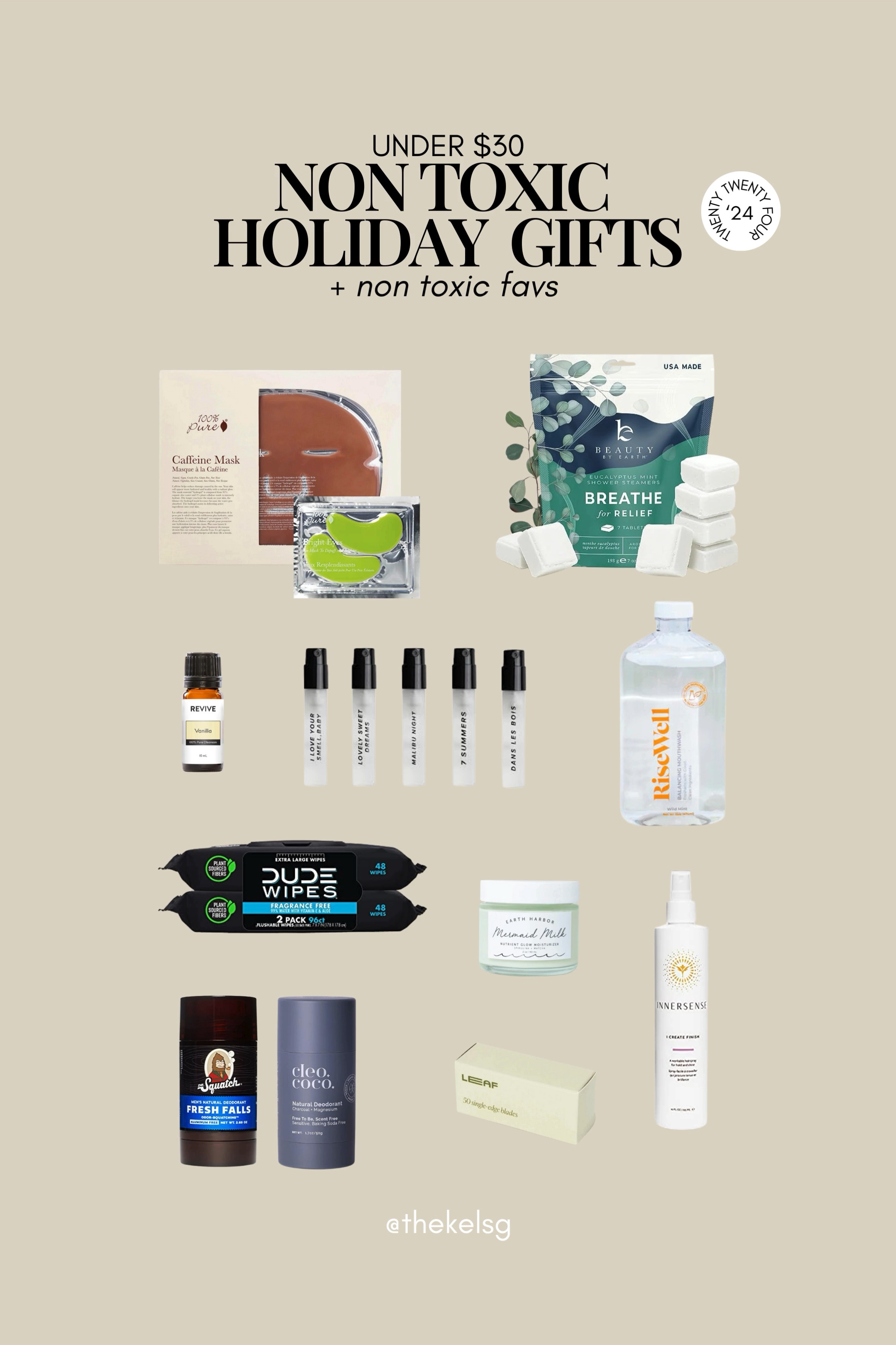 Stocking Stuffer Holiday Gift Guide Under $30 *Non Toxic* 🌿🎄🎁
Non toxic gift guide, non toxic living, gift guide under $30, stocking stuffers,  gift ideas, gift ideas for stocking stuffers, non toxic gift ideas for stocking stuffers, gift ideas under $30, non toxic gift ideas, best gift ideas, holiday gift guide, low tox Christmas gift ideas, non toxic holiday gift guide

#LTKHoliday #LTKGiftGuide #LTKFindsUnder50