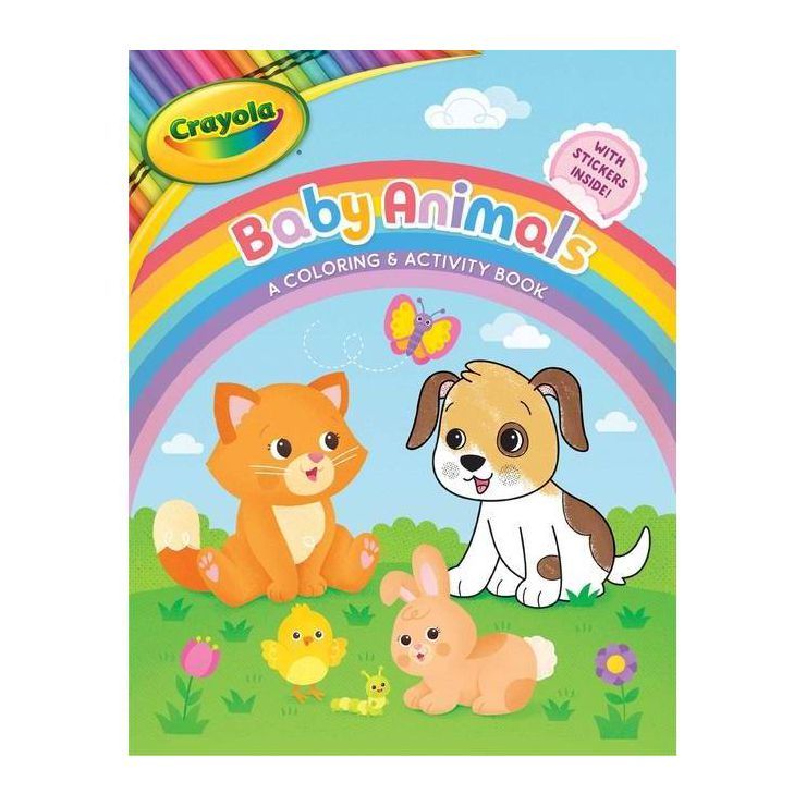 Crayola Baby Animals: A Coloring & Activity Book - (Crayola/Buzzpop) (Paperback) | Target