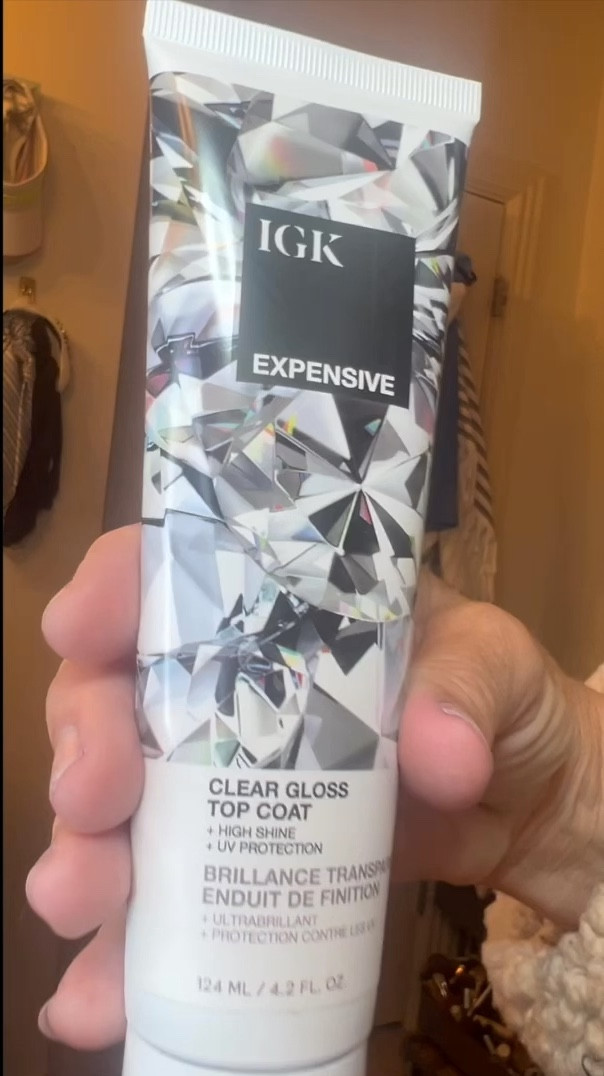 I am out in the sun quite a bit!
Whether it’s playing tennis, pickleball, swimming or going for a walk, my hair is constantly exposed to harmful uv rays.
That’s where IGK’s in-shower gloss named Expensive comes into play!
This clear gloss enhances sine and color like a clear lite protector!
Expensive keeps my hair color in check and my hair poking and feeling healthy!

#LTKBeauty #LTKFindsUnder50 #LTKStyleTip