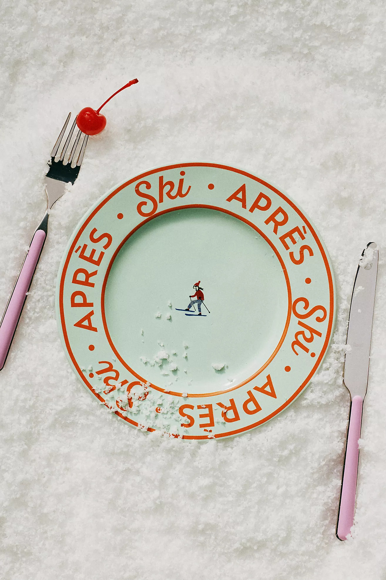 Après Ski Stoneware Dessert Plate | Anthropologie (US)