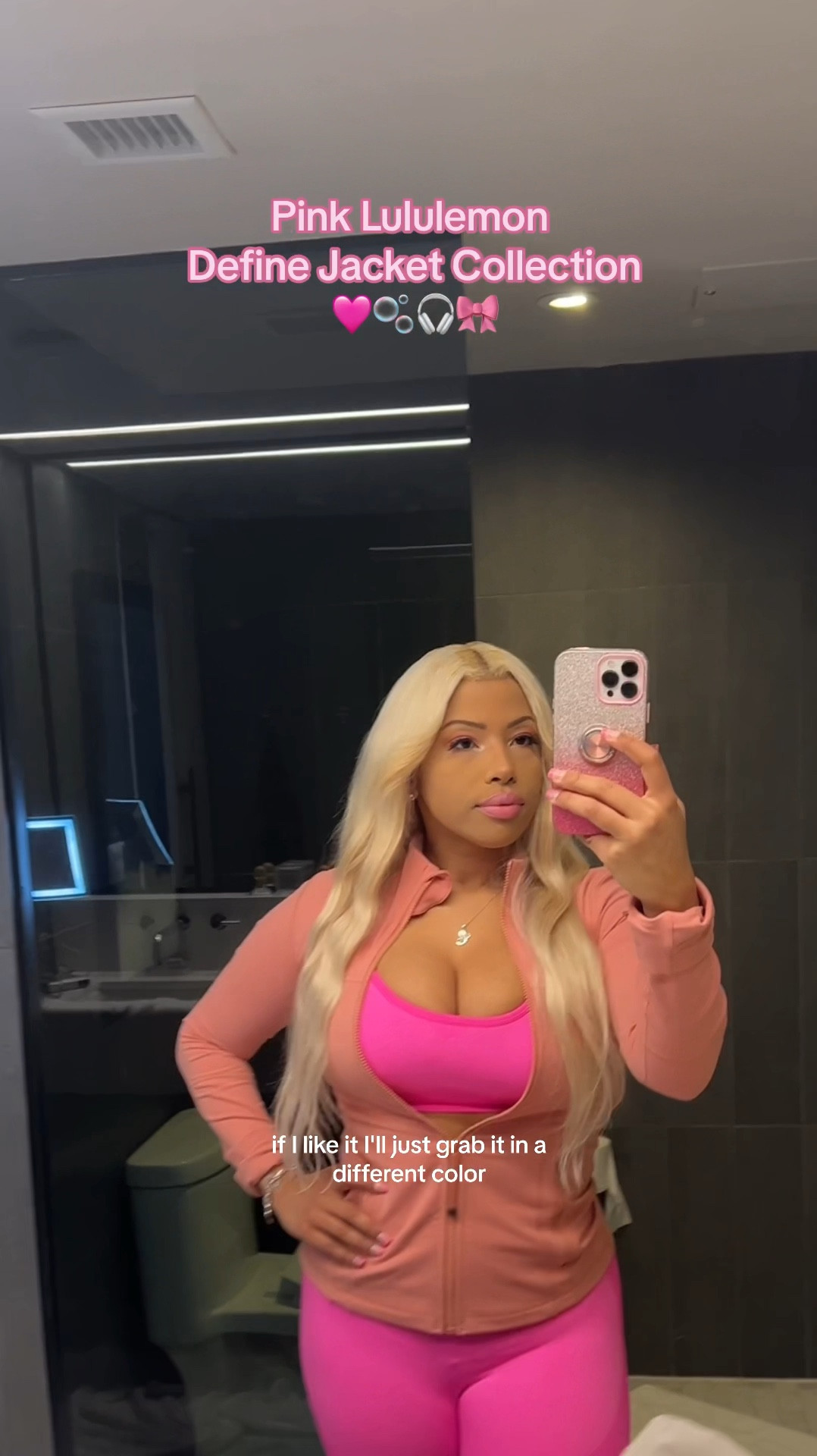 My pink lululemon define jacket collection 
🎀 Sizes:
- Nulu strawberry milkshake 8
- Meadowsweet pink 6
- Pink savannnah 8 
#lululemon #definejacketcollection #lululemoncollection #pinklululemon #pinkdefibejackets

#LTKVideo #LTKStyleTip