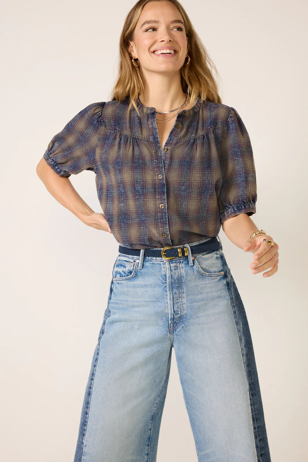 Gracie Puff Sleeve Blouse | Evereve