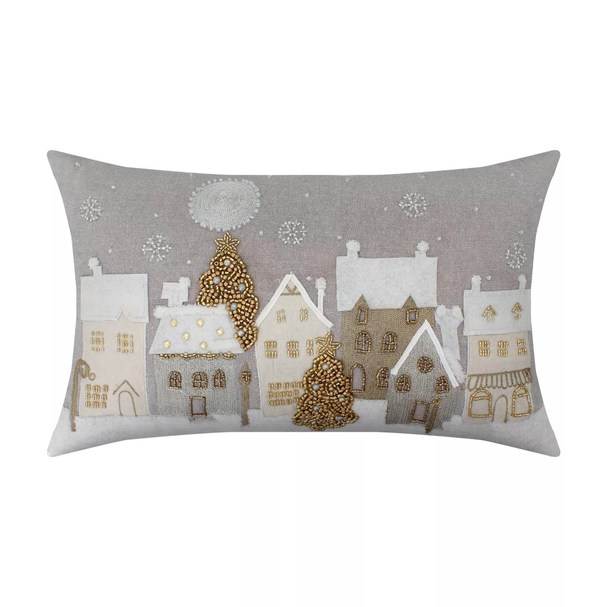 St. Nicholas Square® Beaded Village Decorative Throw Pillow | Kohl's