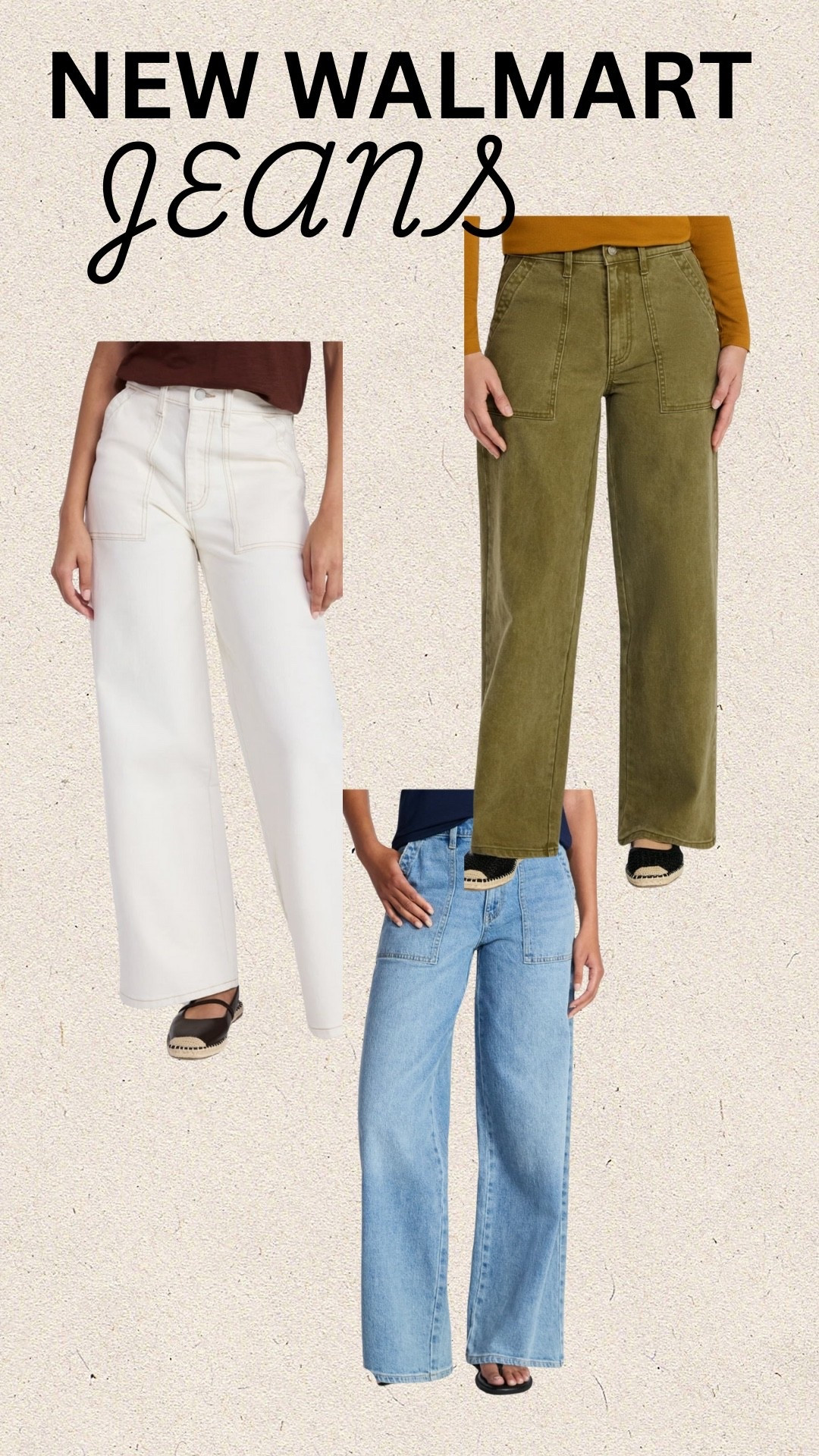 Affordable Walmart jeans 

#LTKSeasonal