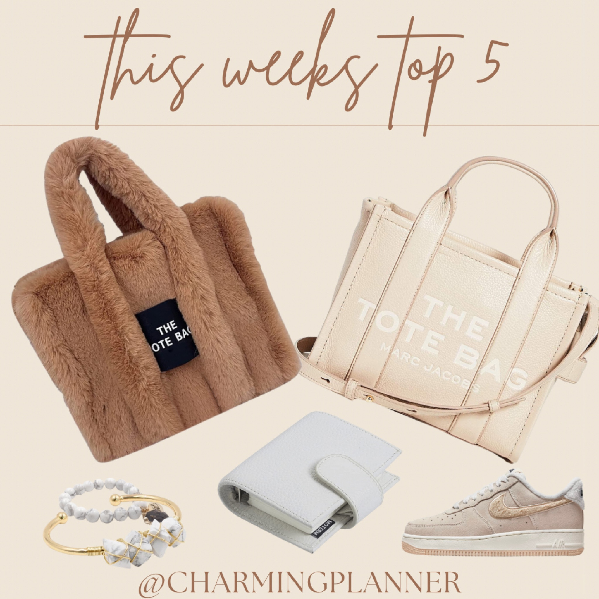 Top 5
Planner
Tote Bag
Jewelry
Bracelets
Nike


#LTKitbag #LTKFind #LTKGiftGuide