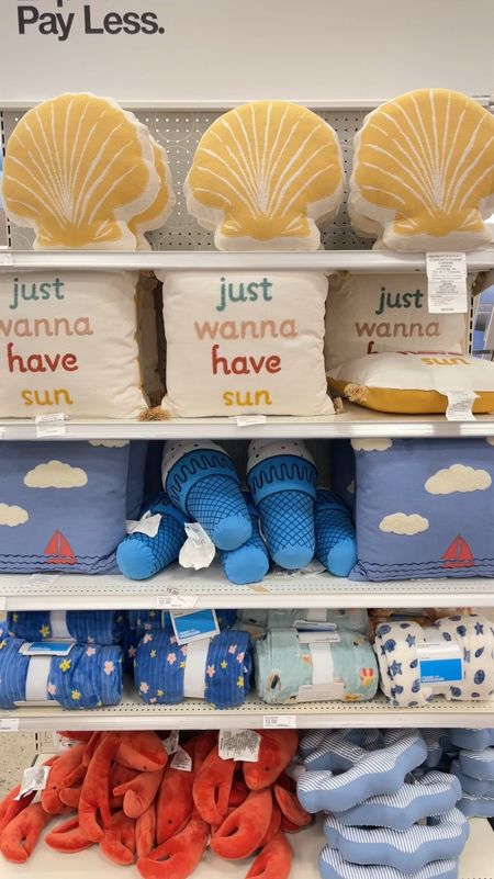 The cutest new Summer pillows!! And they’re all $15 & under!! ⚓️⛵️🦞🍦🙌🏻 love the anchor, sailboat, ice cream and lobster pillows! Plus these throw blankets are soo soft!! Super cute for a kids coastal beach bedroom, family room or playroom!

#LTKxTarget #LTKhome #LTKfindsunder50