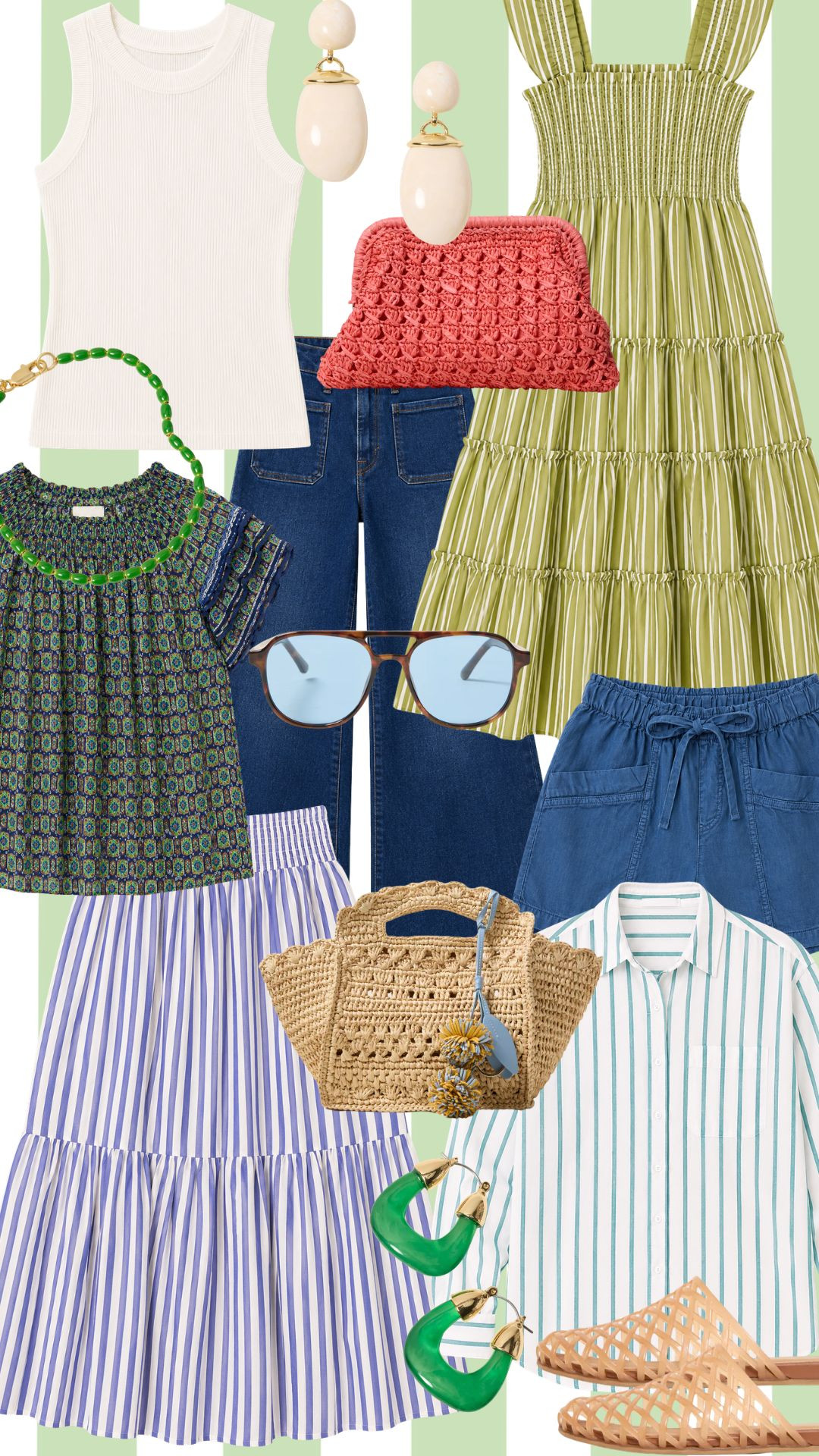 Evereve new arrivals! These tiered dresses and striped button-up shirts are such fun pieces for summer! 

 #LTKgrwm #LTKootd #LTKSeasonal