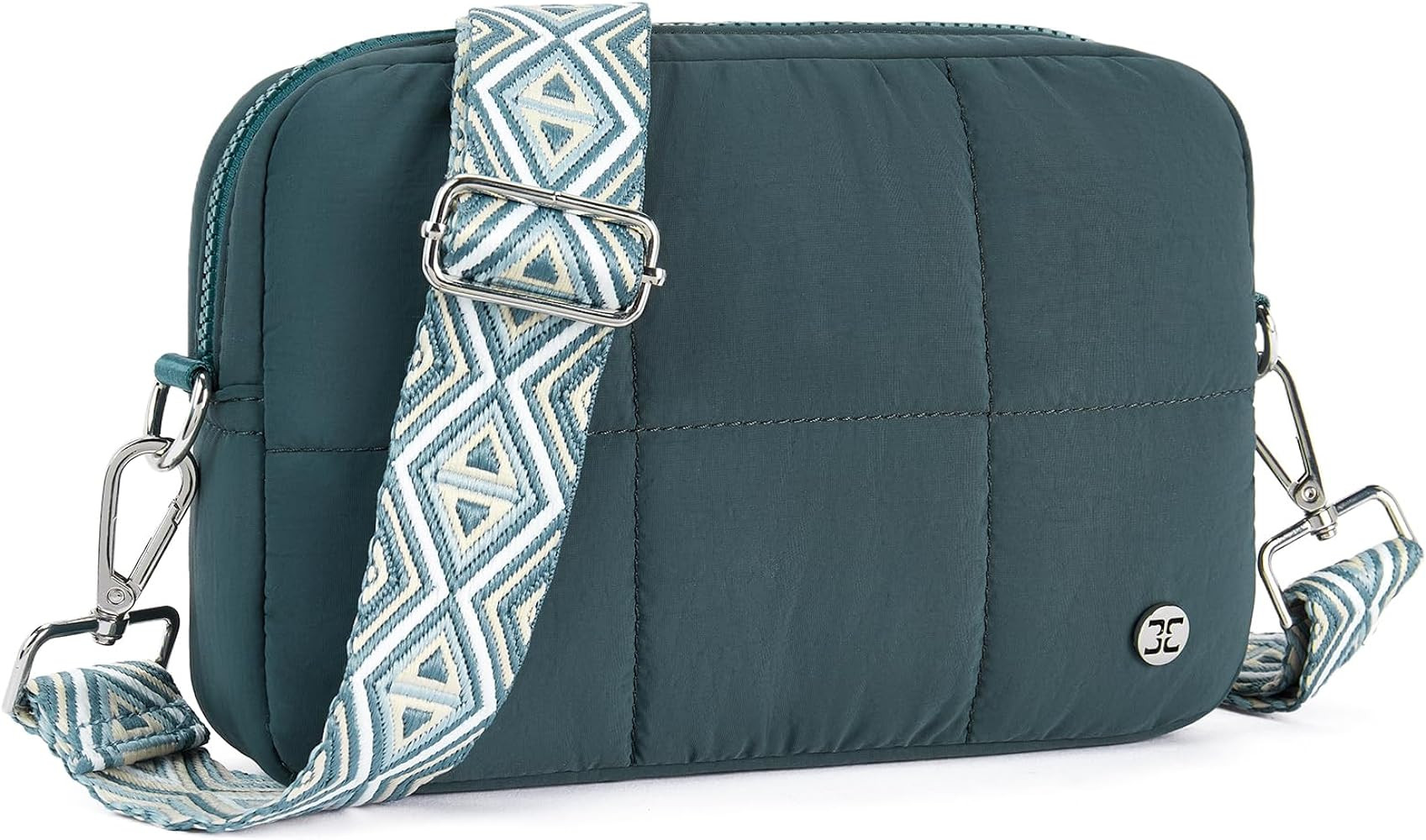 Telena Crossbody Bags for Women Cross Body Purse with Guitar Strap Lightweight Puffer Shoulder Ba... | Amazon (US)