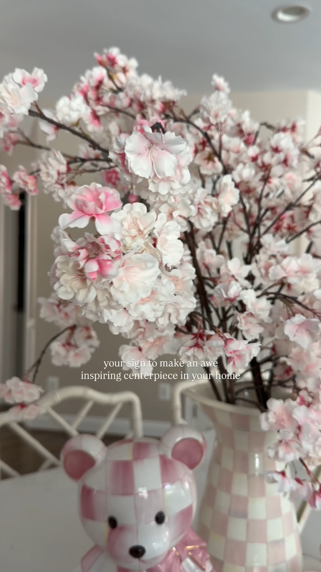 The prettiest realistic cherry blossom stems I’ve found - they are worth the price. 

#LTKSeasonal #LTKSaleAlert #LTKHome