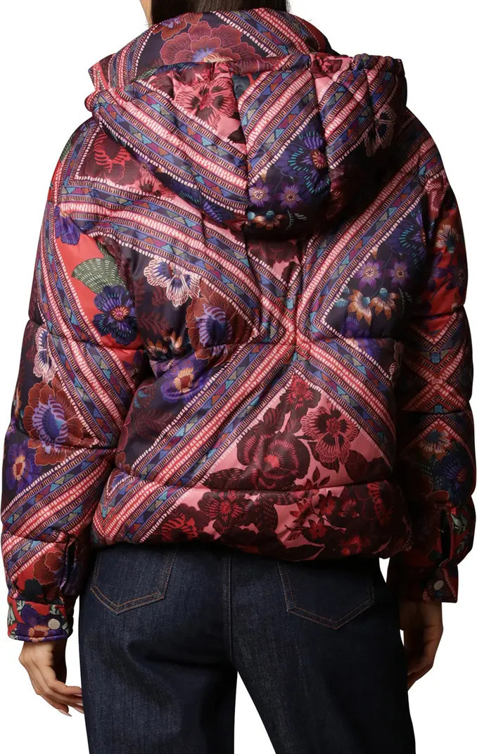 Patchwork Quilted Hooded Puffer Coat | Nordstrom