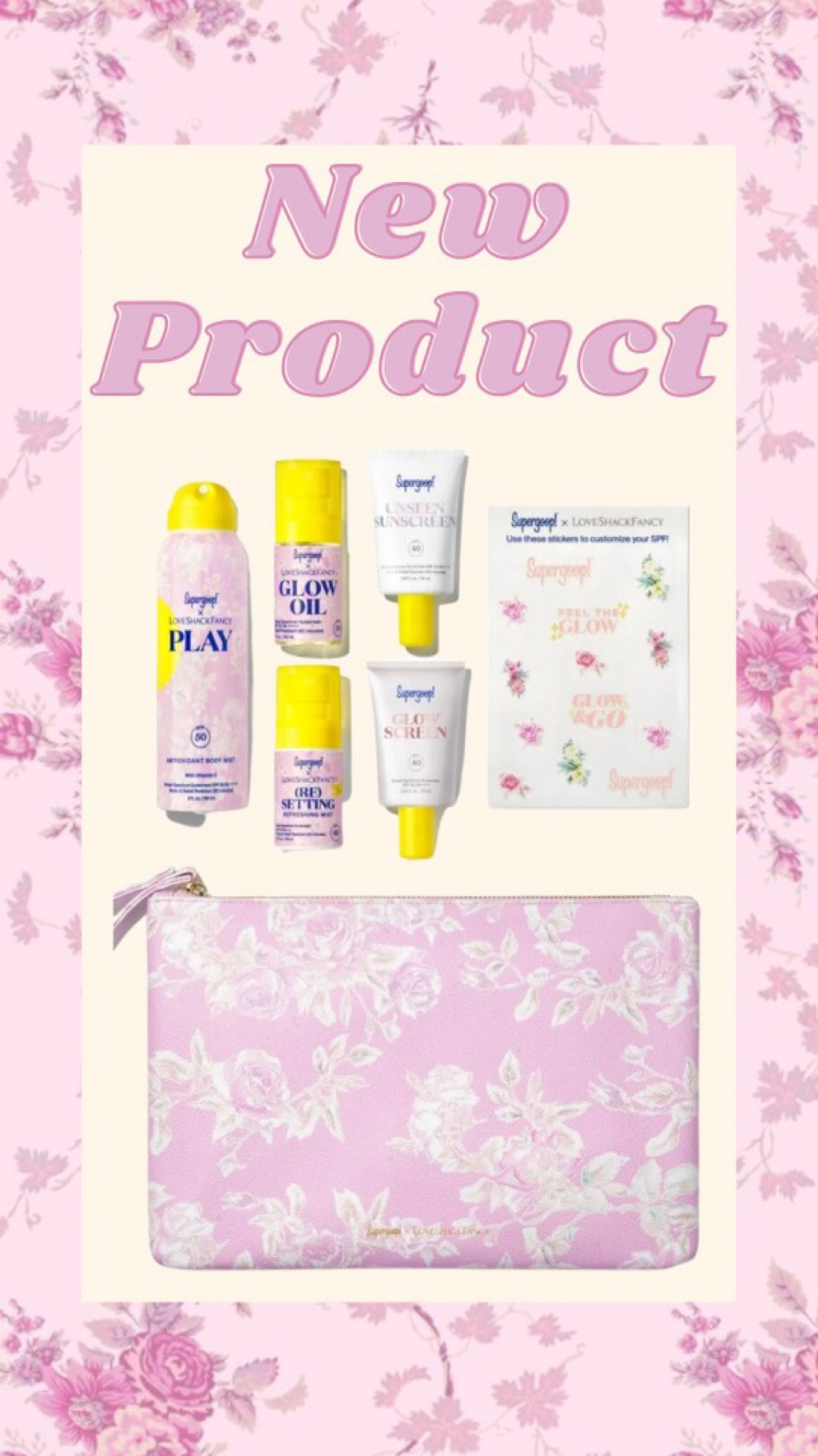 NEW SUPERGOOP X LOVESHACKFANCY☀️☀️☀️

#LTKunder50 #LTKswim #LTKunder100