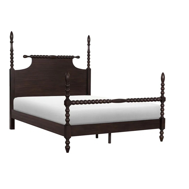 Beckett Solid Wood Low-Profile Bed Frame with Spindle Design | Wayfair North America
