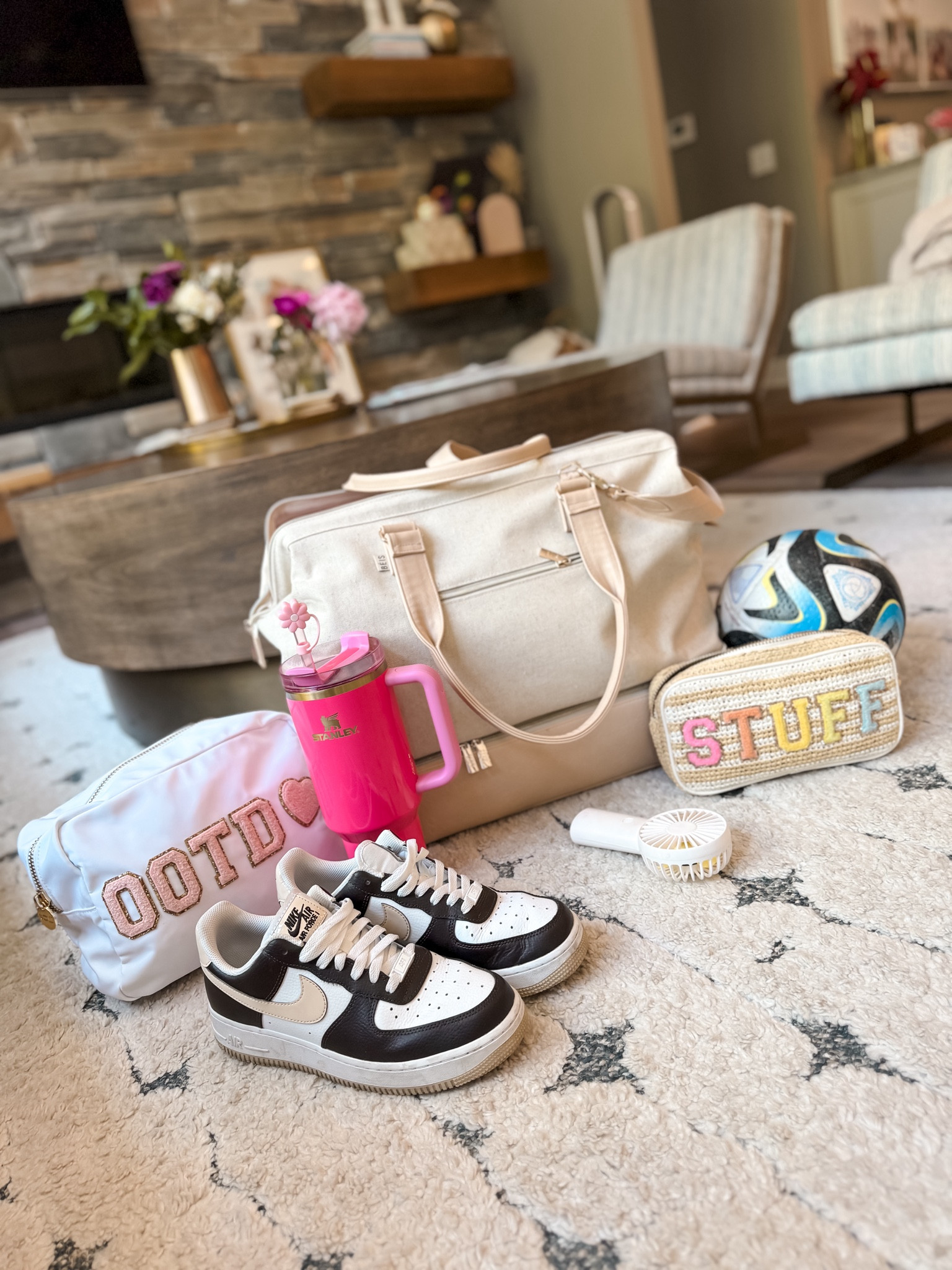 Tell me you’re overpacking for a soccer tournament weekend without telling me you’re overpacking for a soccer tournament weekend. I’ll go first 😂🫣 

Peyton’s playing in a tourney up north this weekend — wish her team luck!!