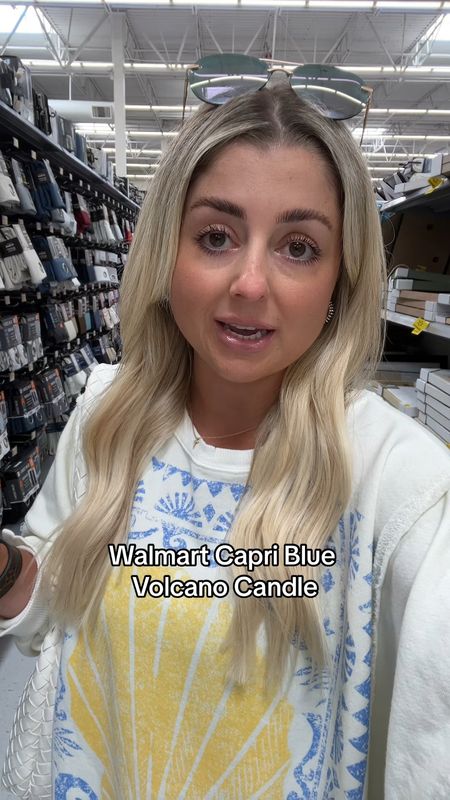 Walmart Capri blue volcano candle! 

#LTKFindsUnder100 #LTKGiftGuide #LTKFindsUnder50