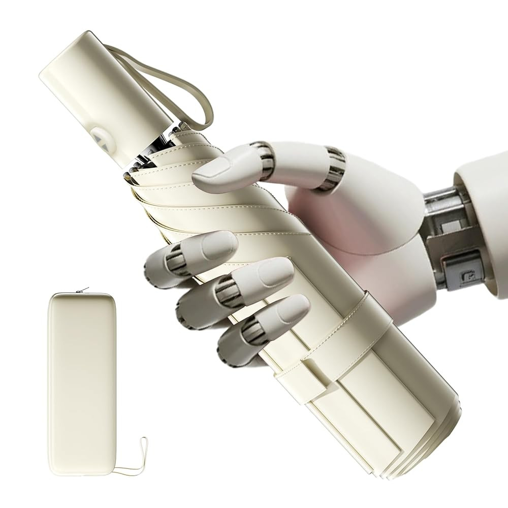 Automatic Mini Travel Windproof Folding Umbrella - UV Protection, Instant Open/Close for Rain/Sun... | Amazon (US)