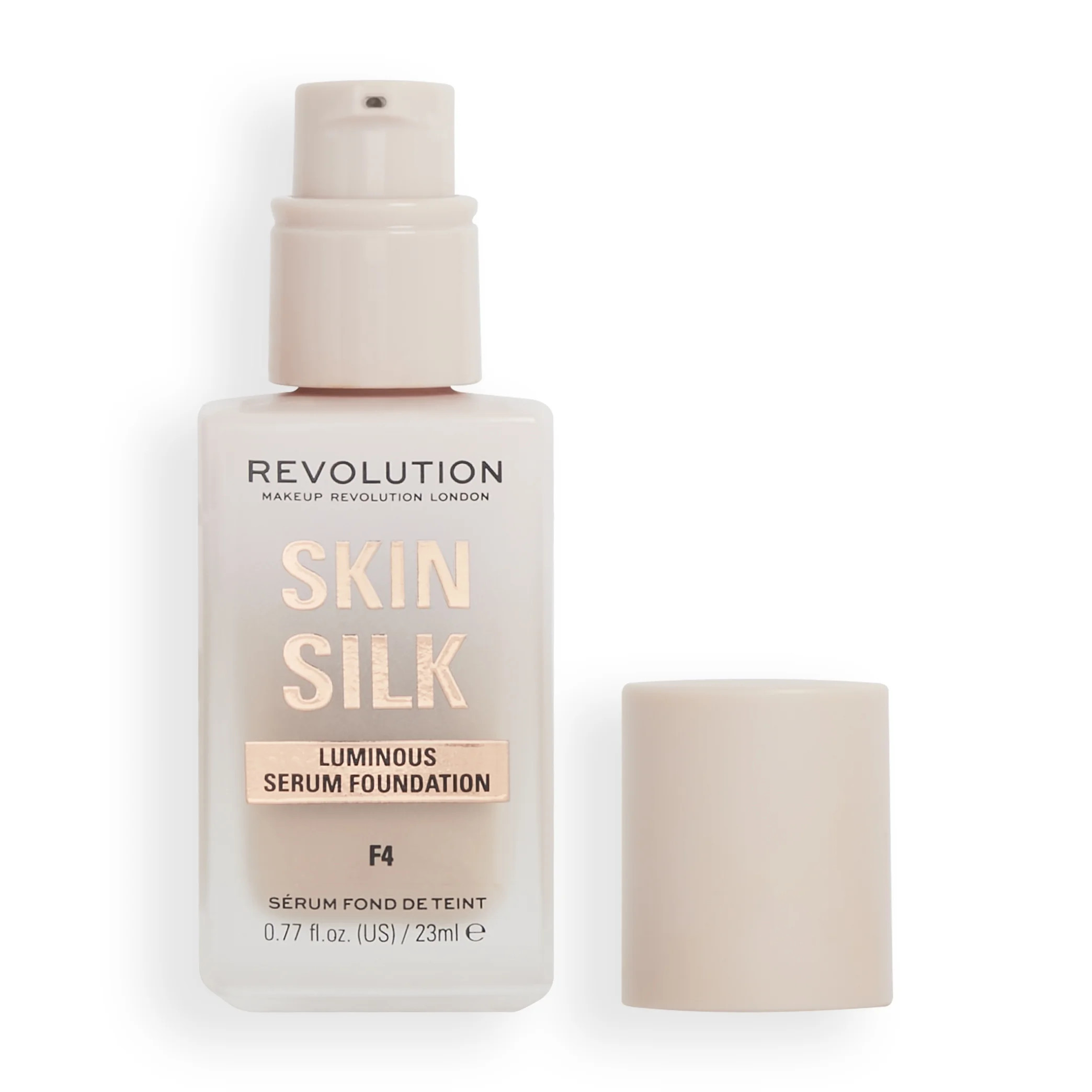 Revolution Skin Silk Serum Foundation Makeup, Medium Coverage, F4C, 0.77 fl oz | Walmart (US)
