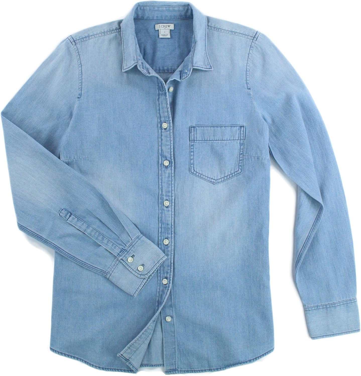 J. Crew Women's Chambray Shirt in Multiple Sizes | Amazon (US)