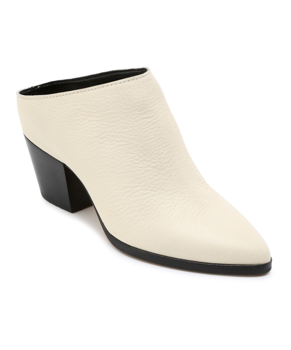Dolce Vita Women's Mules OFF - Off-White Roya Leather Mule - Women | Zulily