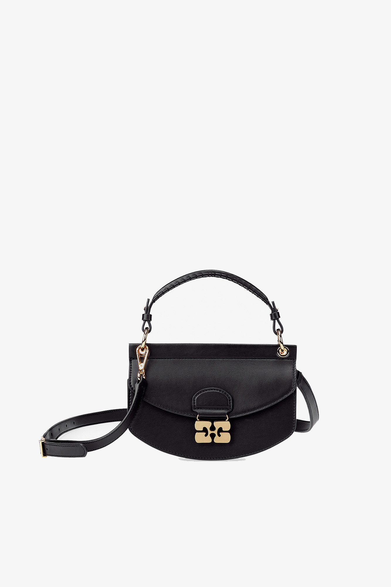 Black Mini Top Handle Apo-G Bag | Ganni