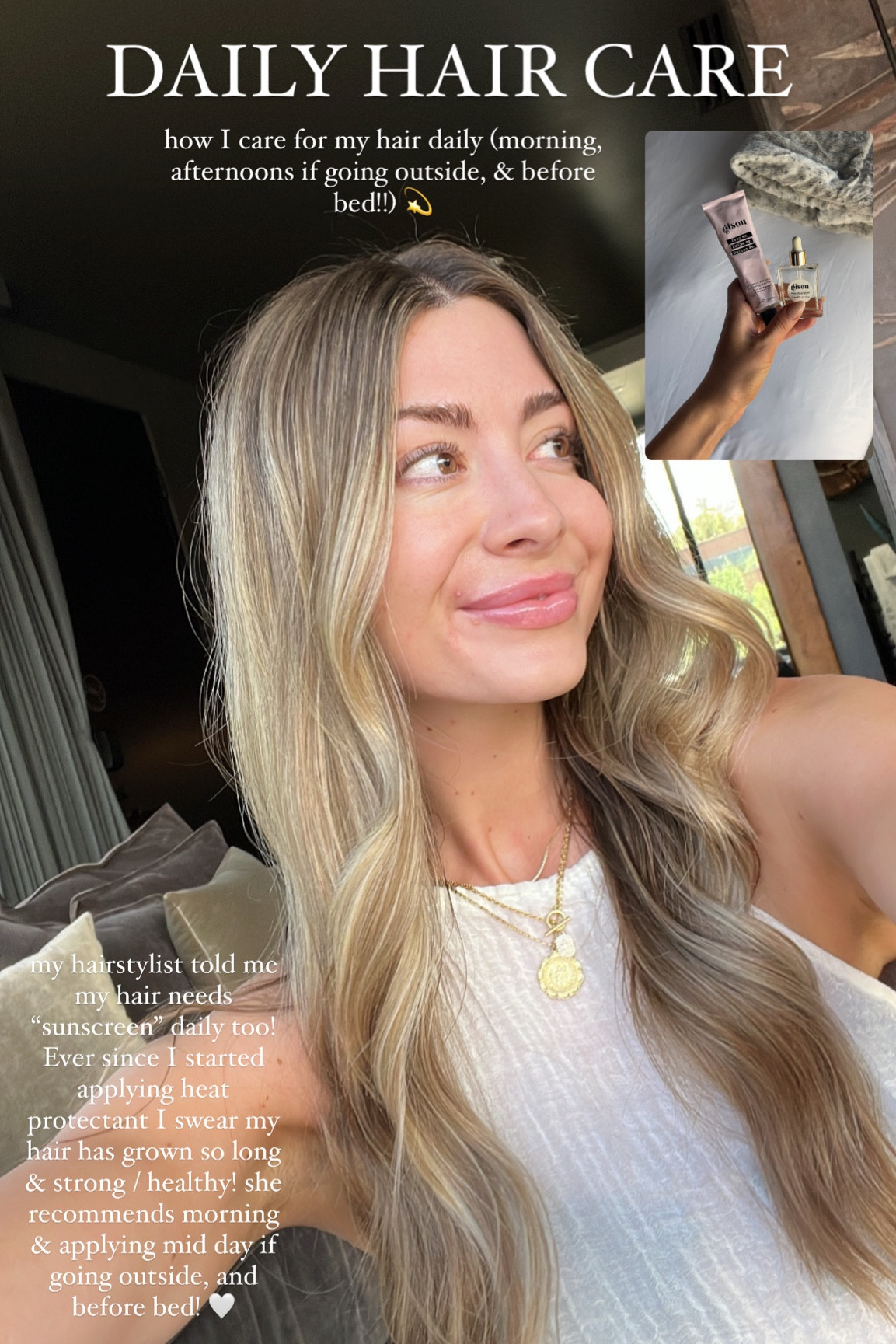 The products I use to keep my hair healthy and protected from the heat & sun!!! 💫👏🏽🌵 you can use any heat protectant personally I look for a light serum one - I recently found this and it’s a favorite bc you can apply multiple times a day without making the hair sticky or too weighed down. This oil has been a favorite of mine for 3 years now I’ve gone through so many bottles & cannot recommend it enough! Apply both mid lengths to ends 1-3x a day 

#LTKbeauty #LTKunder100