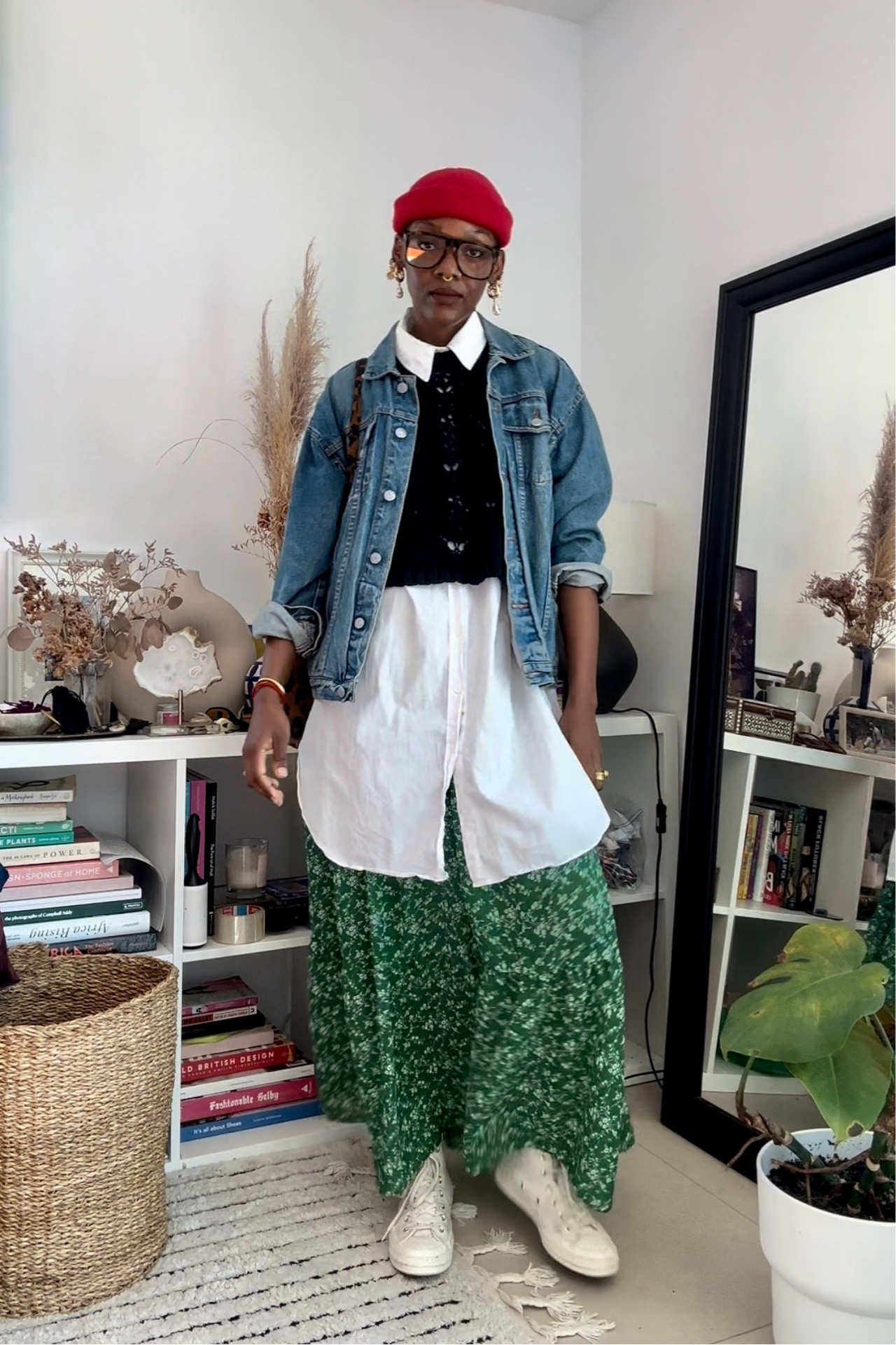 One of the looks I wore in March.
