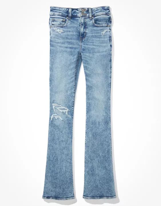 AE High-Waisted Artist Flare Jean | American Eagle Outfitters (US & CA)