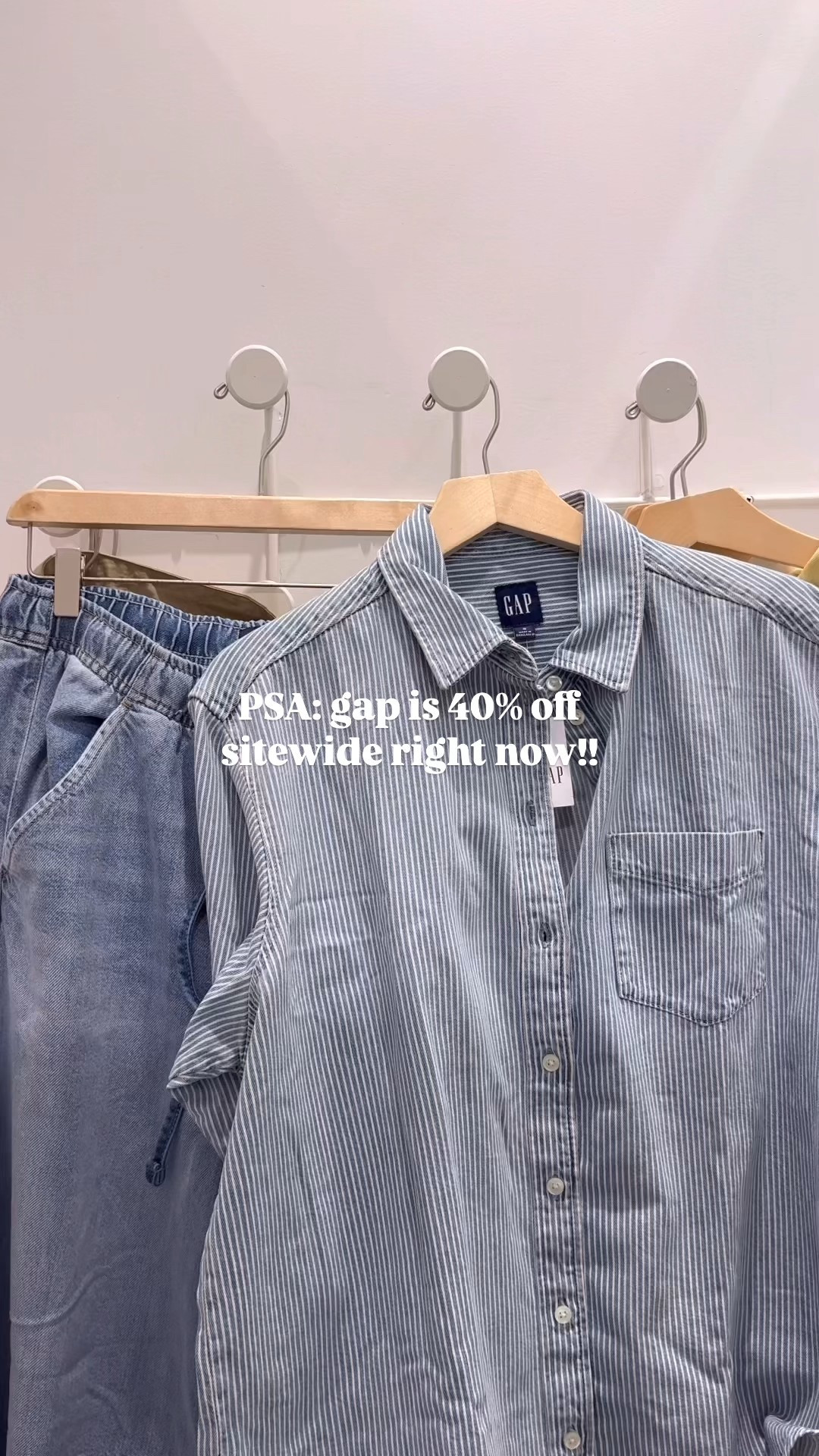 40% off gap right now!!

I’m just under 5’3, size small 27 in jeans

#LTKSpringSale #LTKFindsUnder100 #LTKFindsUnder50