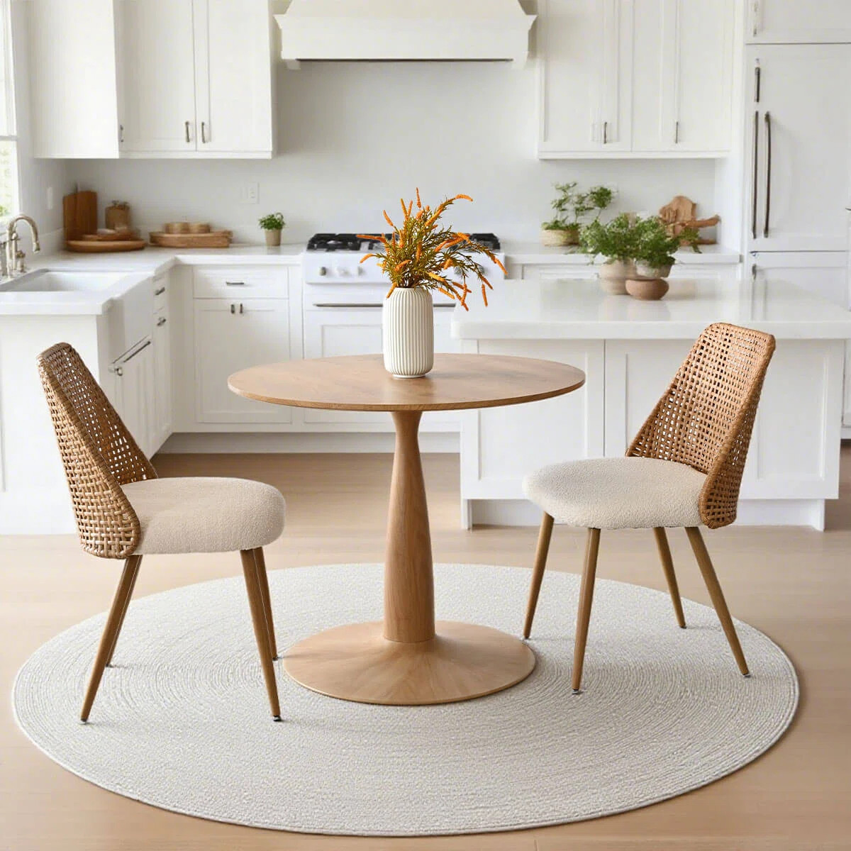 39.5"/34.5" Round Pedestal Dining TableByGeorge Oliver4.5Rated 4.6 out of 5 stars.232 ReviewsPopu... | Wayfair North America