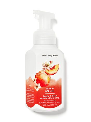 Peach Bellini


Gentle & Clean Foaming Hand Soap | Bath & Body Works