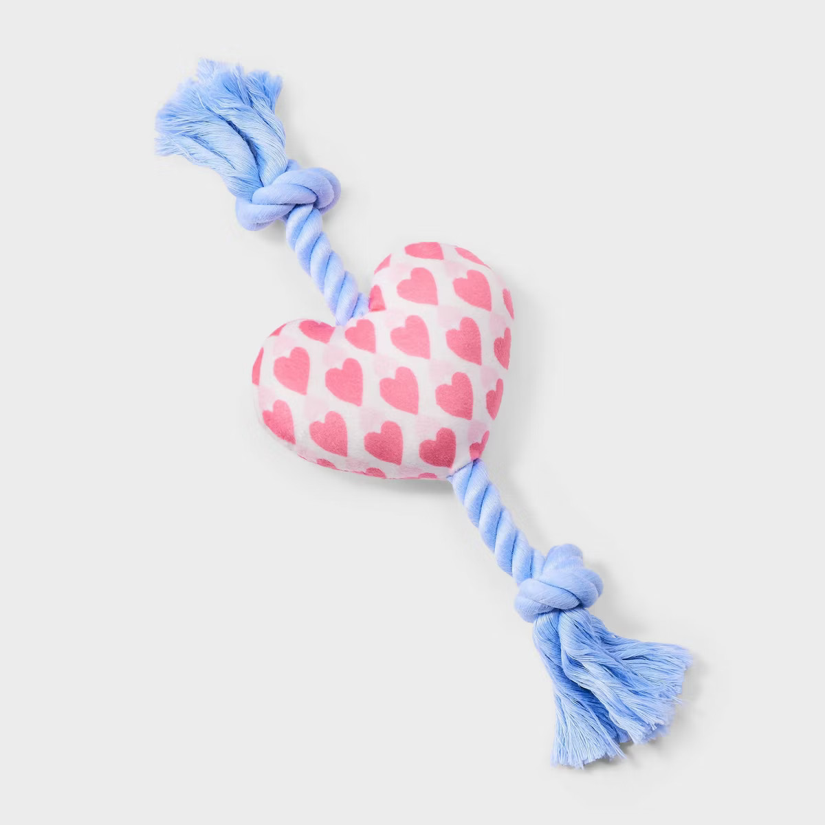 9.75" Valentines Heart Dog Plush Rope Toy - Boots & Barkley™ | Target