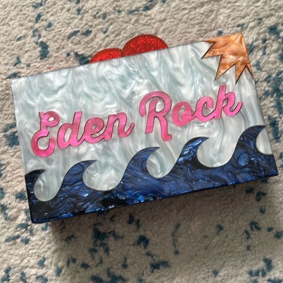 Elizabeth Sutton Eden Rock St. Barth’s Clutch with chain | Poshmark