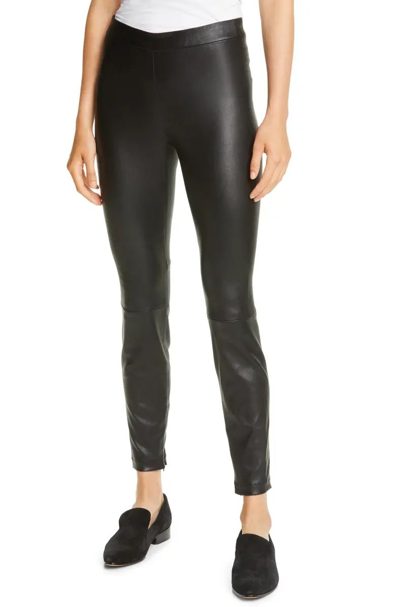 Leather Zip Leggings | Nordstrom