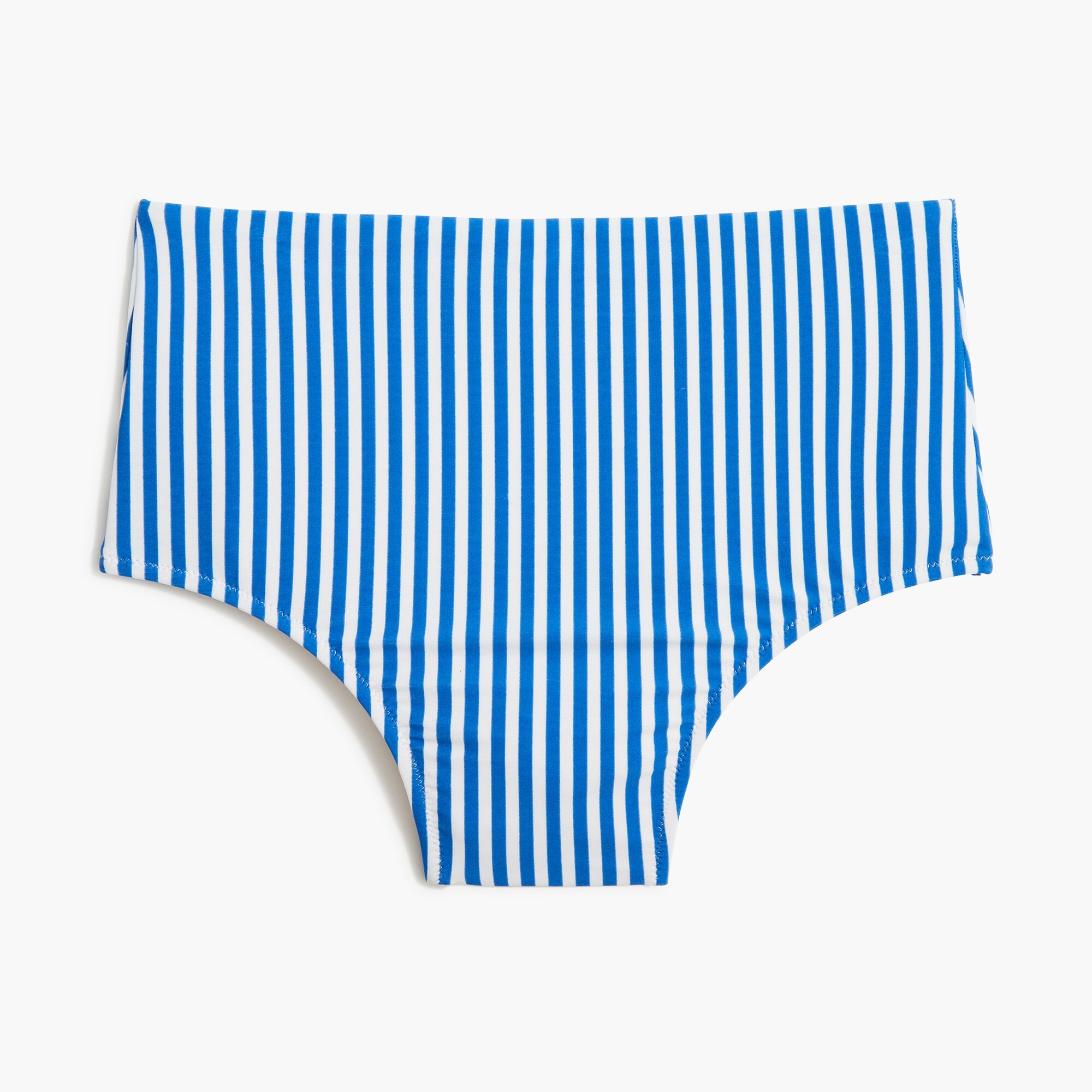 Striped high-waisted bikini bottom | J.Crew Factory