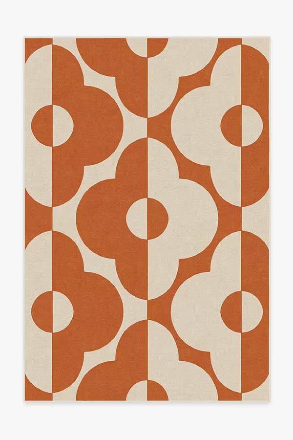 Dawn Orange & Ivory Rug | Ruggable | Ruggable