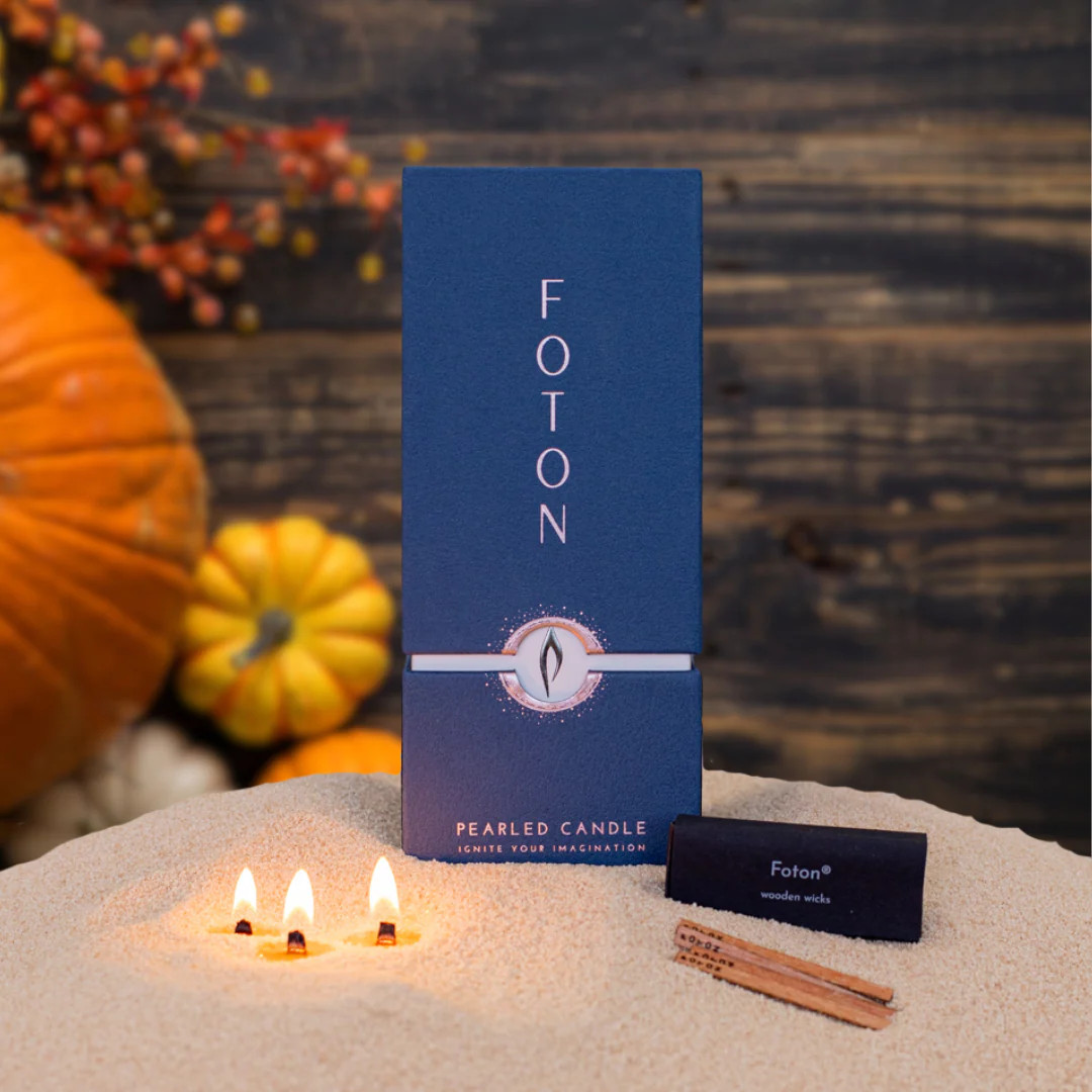 Cozy Crackle - LIMITED EDITION Fall Scent | Foton Pearled Candle