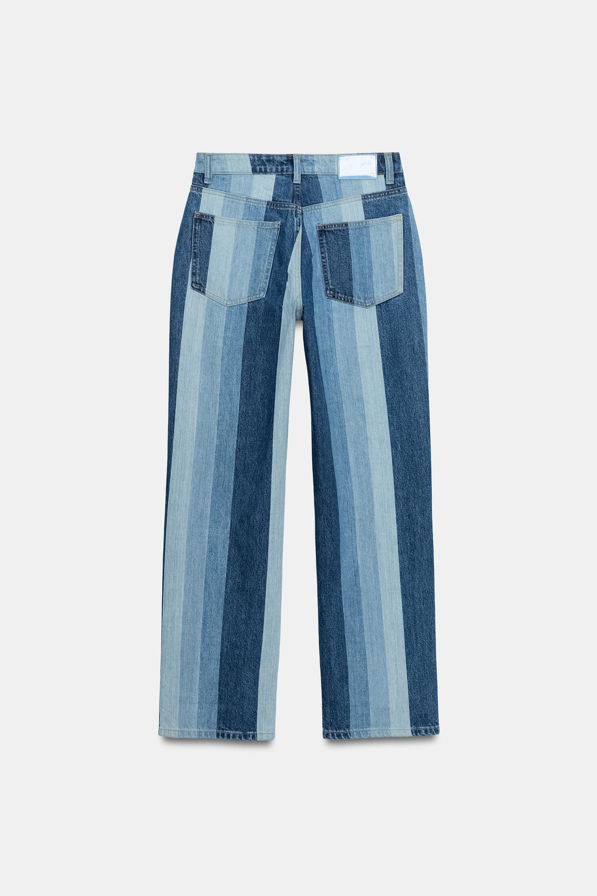 Z1975 STRIPED STRAIGHT JEANS | Zara US